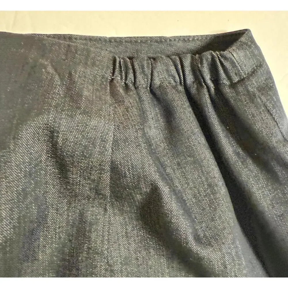 TALBOTS Plus Size 20 W Aline Dress Denim lined Career Skirt.‎ Zip/Elastic waist